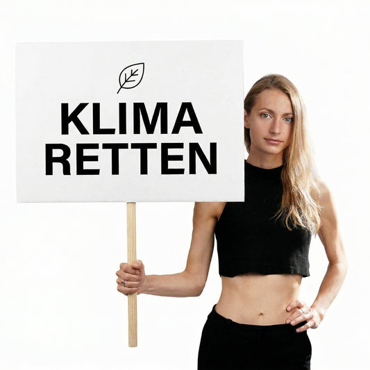 Pappschild gestalten - individuell bedrucktes Demoschild mit eigenem Design